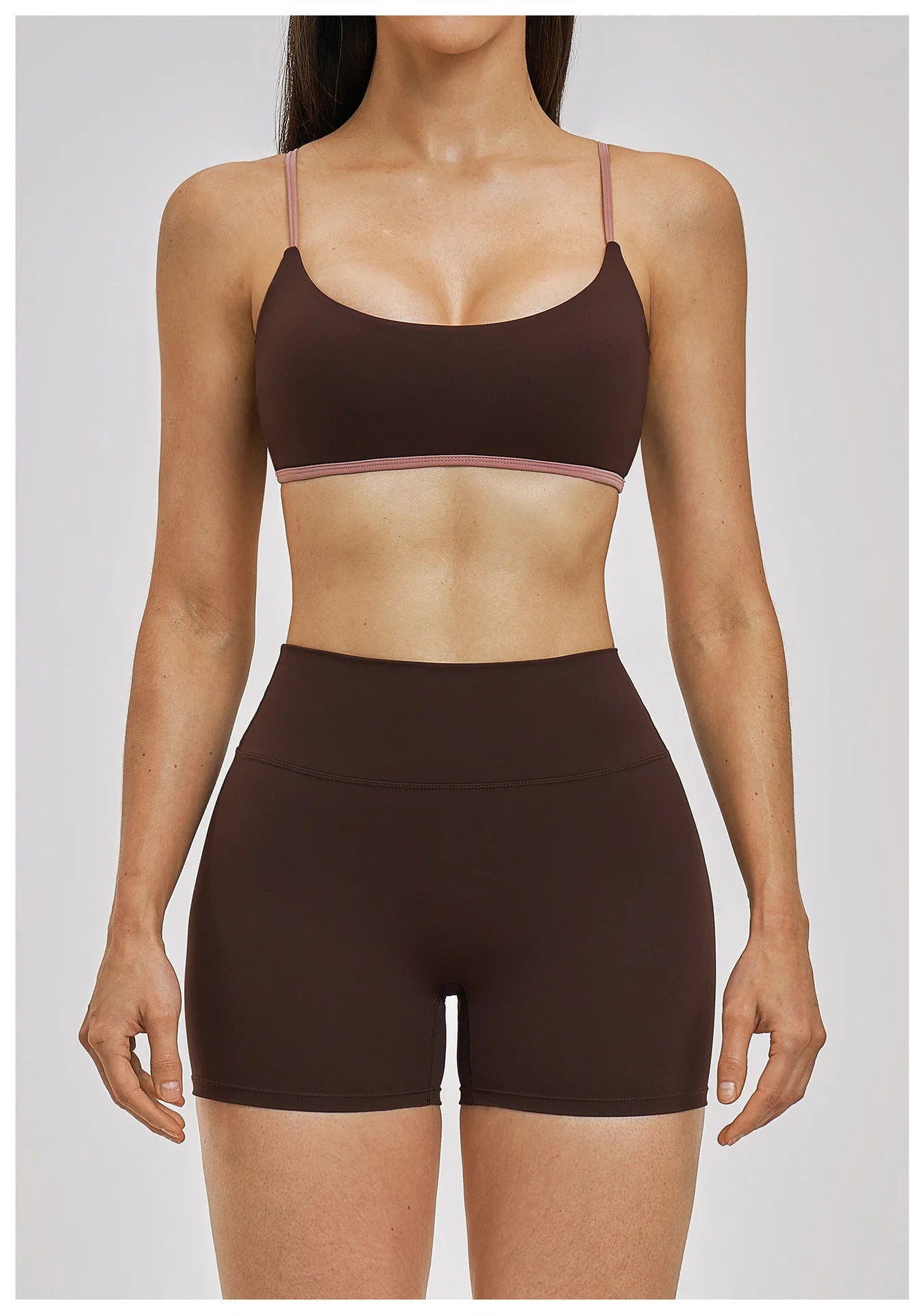 Aura Sculpt Push-Up Sports Bra | Two Tone