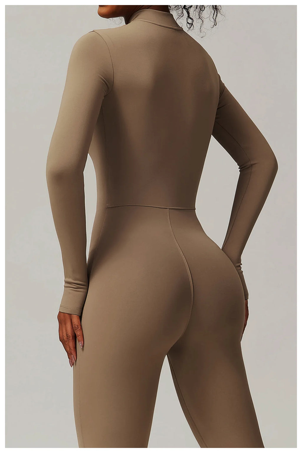 SculptEase Fleece-Lined Long-Sleeve Jumpsuit