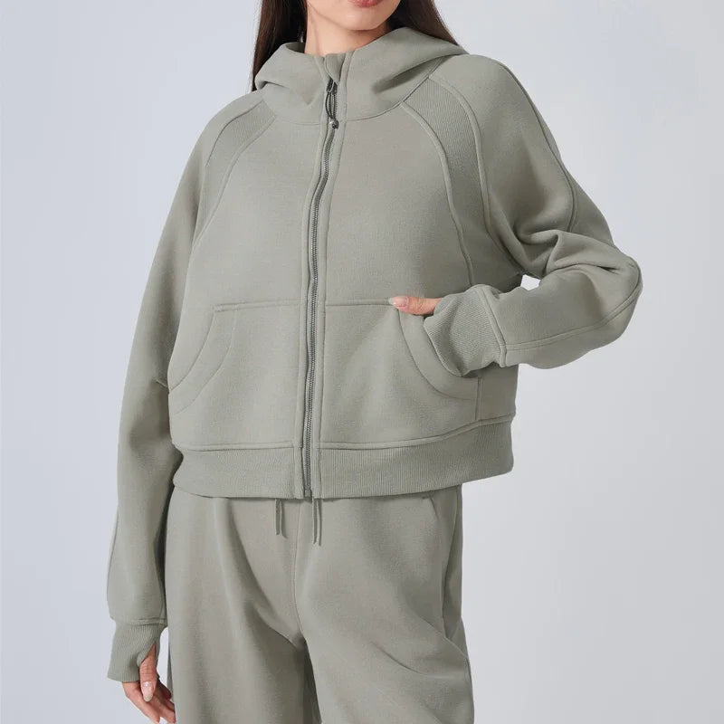 Fleece Zip-Up Hoodie