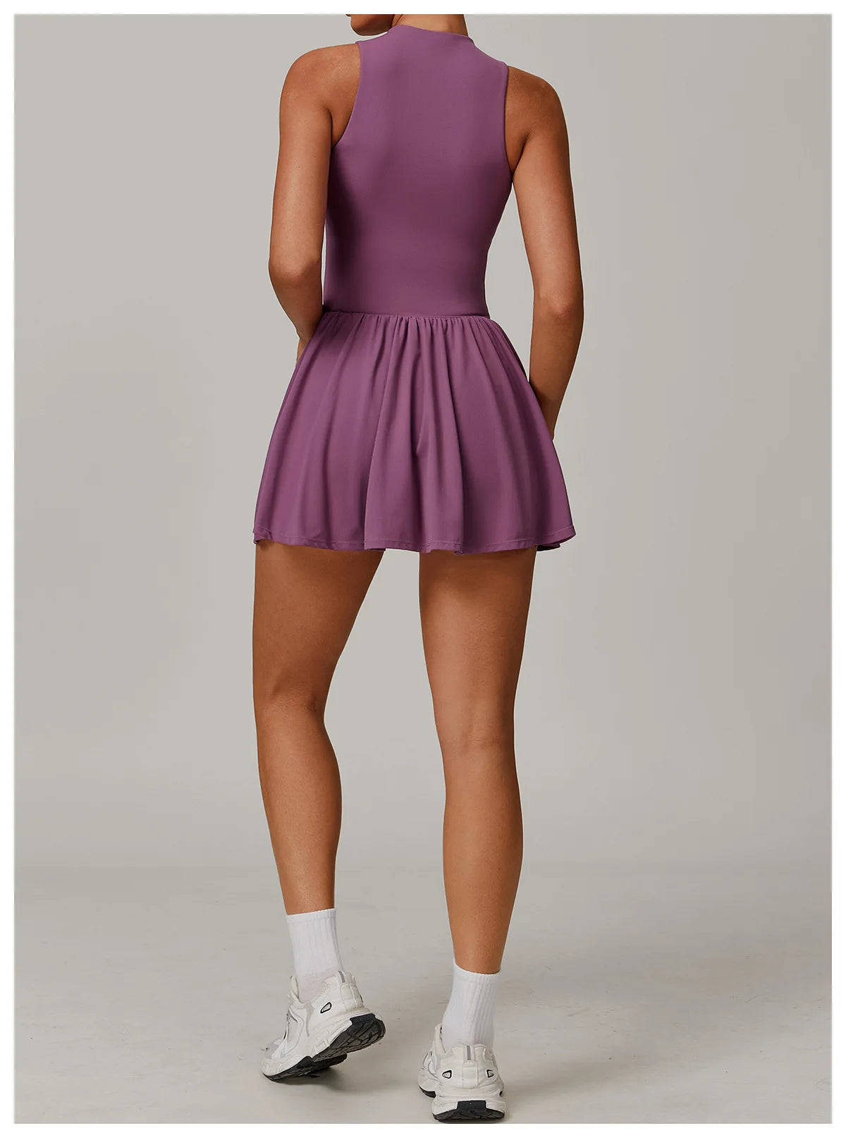 Sleeveless Skirt Jumpsuit