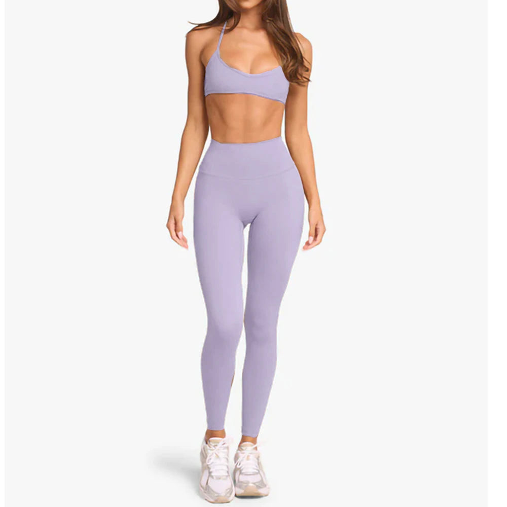 Serenity Set – 2-piece Halter Bra & Leggings Activewear Set