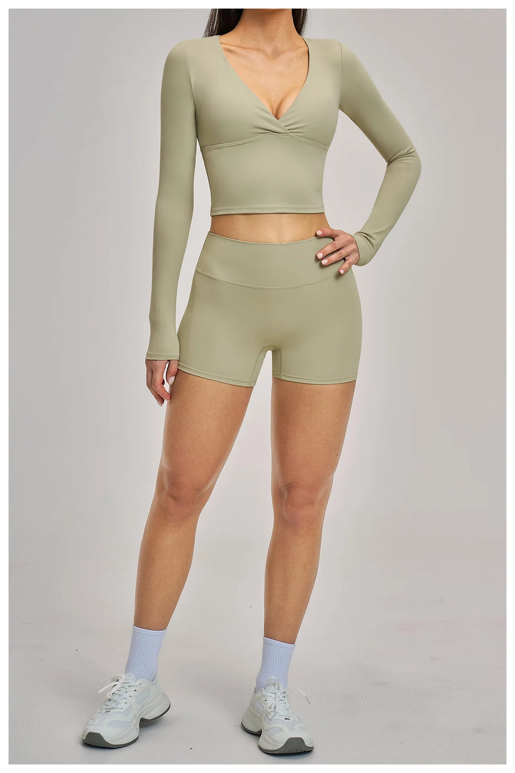 Nova Sculpt Set | Long Sleeve Top & Shorts