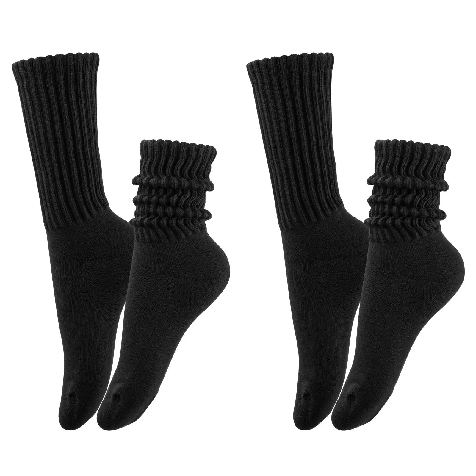 Ribbed Scrunch Socks