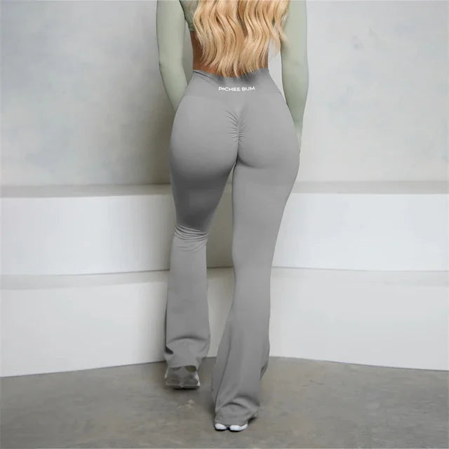 Seamless Flare Scrunch Butt Leggings