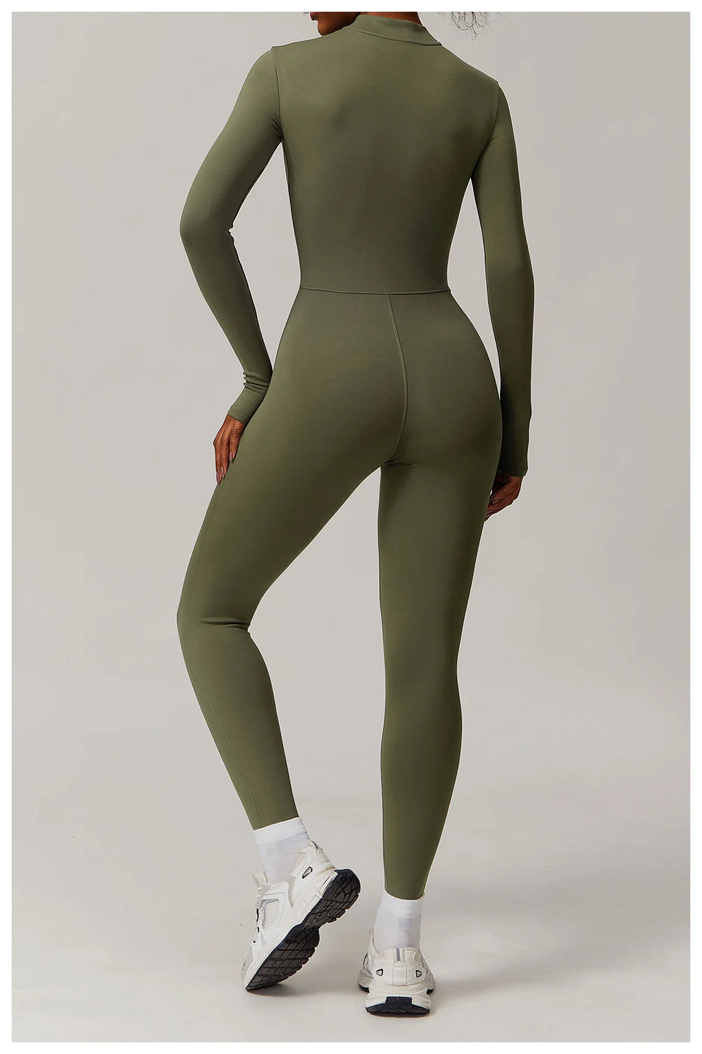 SculptEase Fleece-Lined Long-Sleeve Jumpsuit