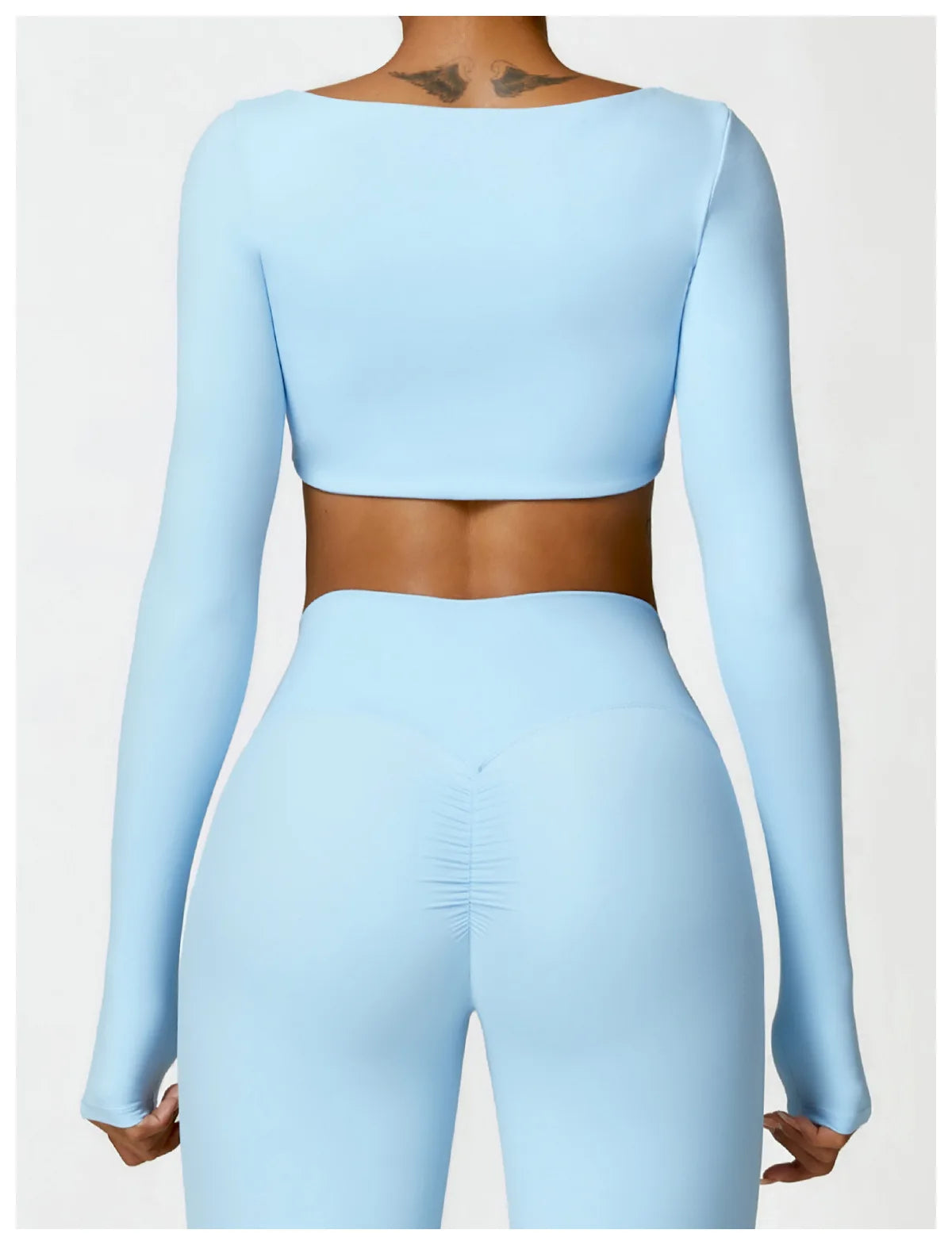 Quick-Dry & Push-Up Long-Sleeve Workout Top