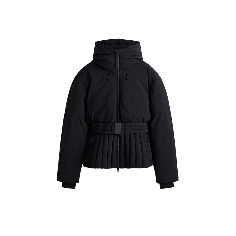 Belted Winter Ski Jacket for Women