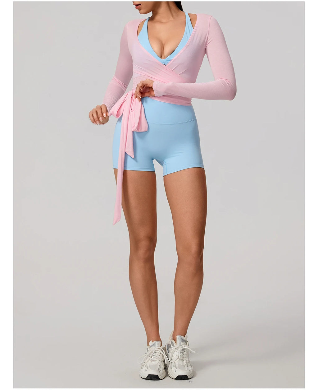 Long Sleeve Ballet Wrap Top