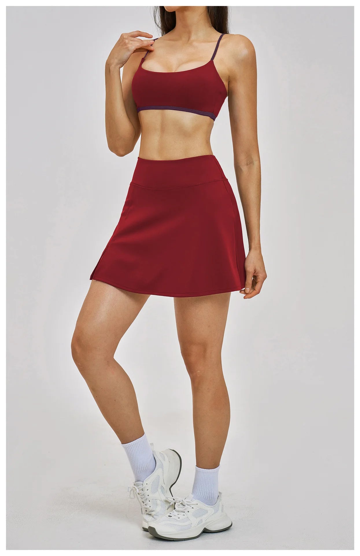 Aura Sculpt Set with Skort | Two Tone