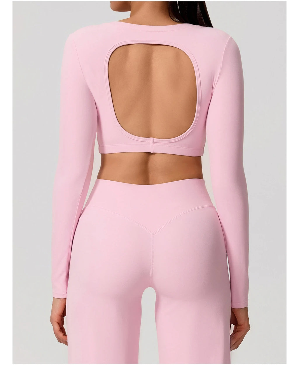 Naked Feeling Long Sleeve Backless Top