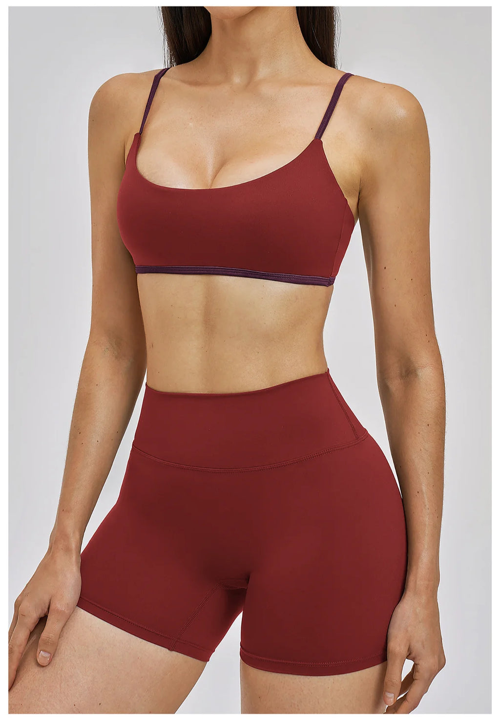 Aura Sculpt Push-Up Sports Bra | Two Tone