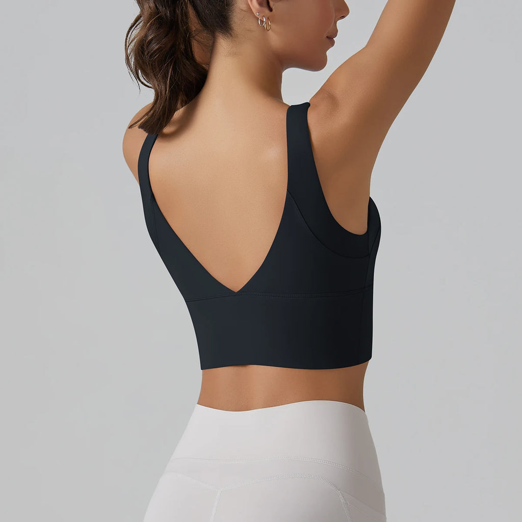 V-Back Push-Up Sports Tank