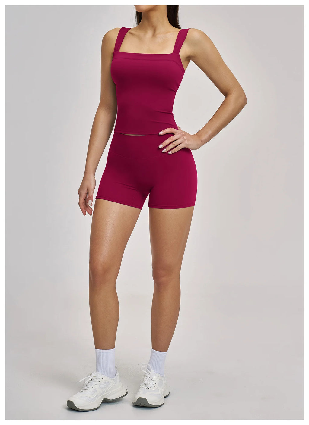 Nova Sculpt Set | Tank Top & Scrunch Shorts