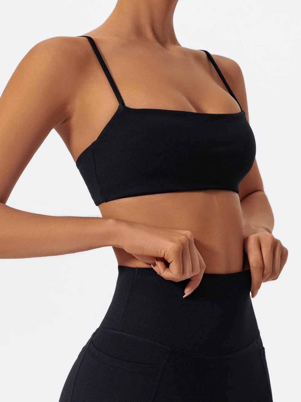 Cut Out Bandeau Sports Bra