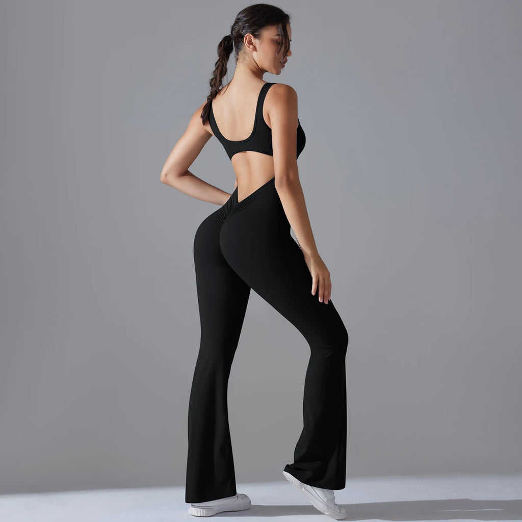 V-Back Sculpt Jumpsuit