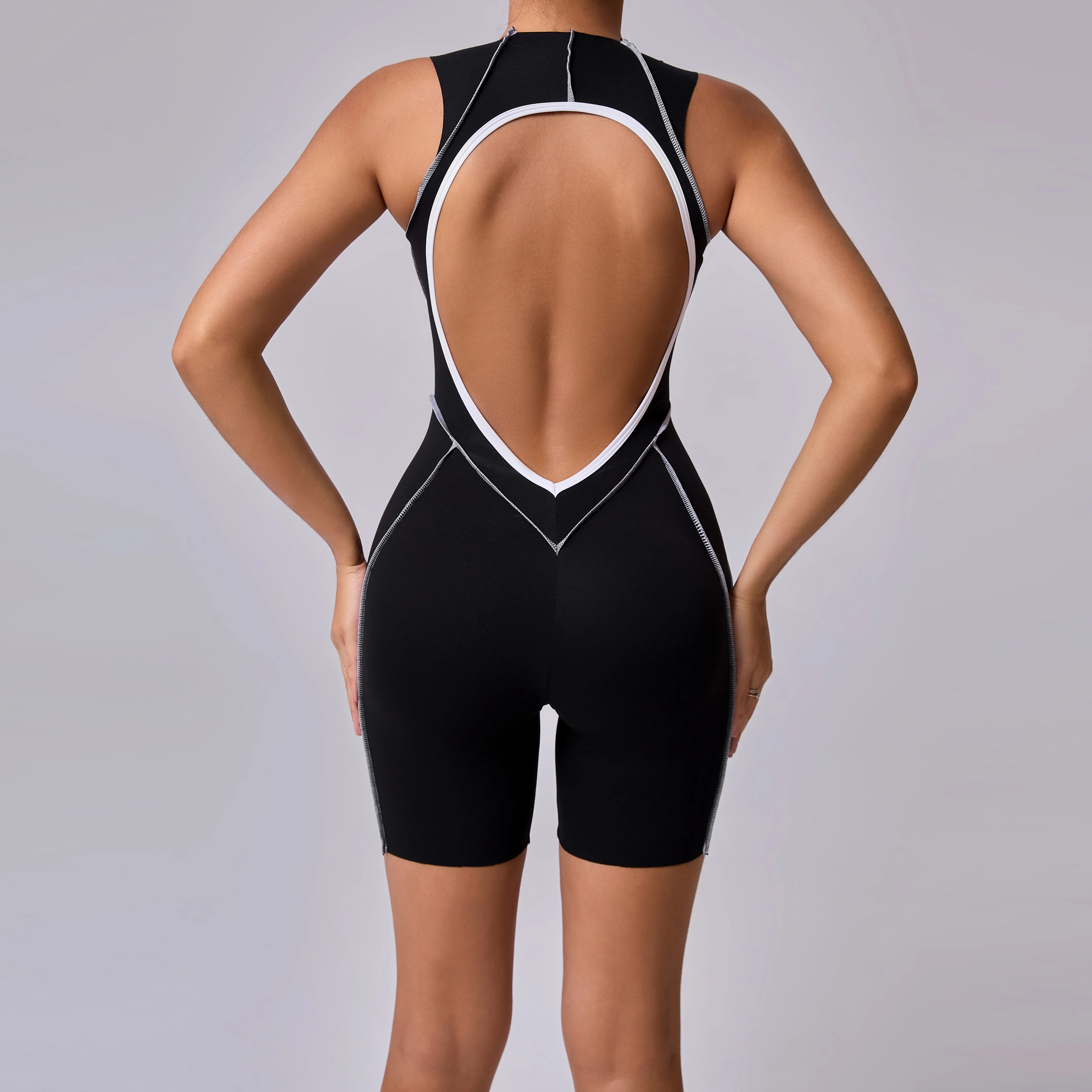 Sleeveless Sculpting Jumpsuit