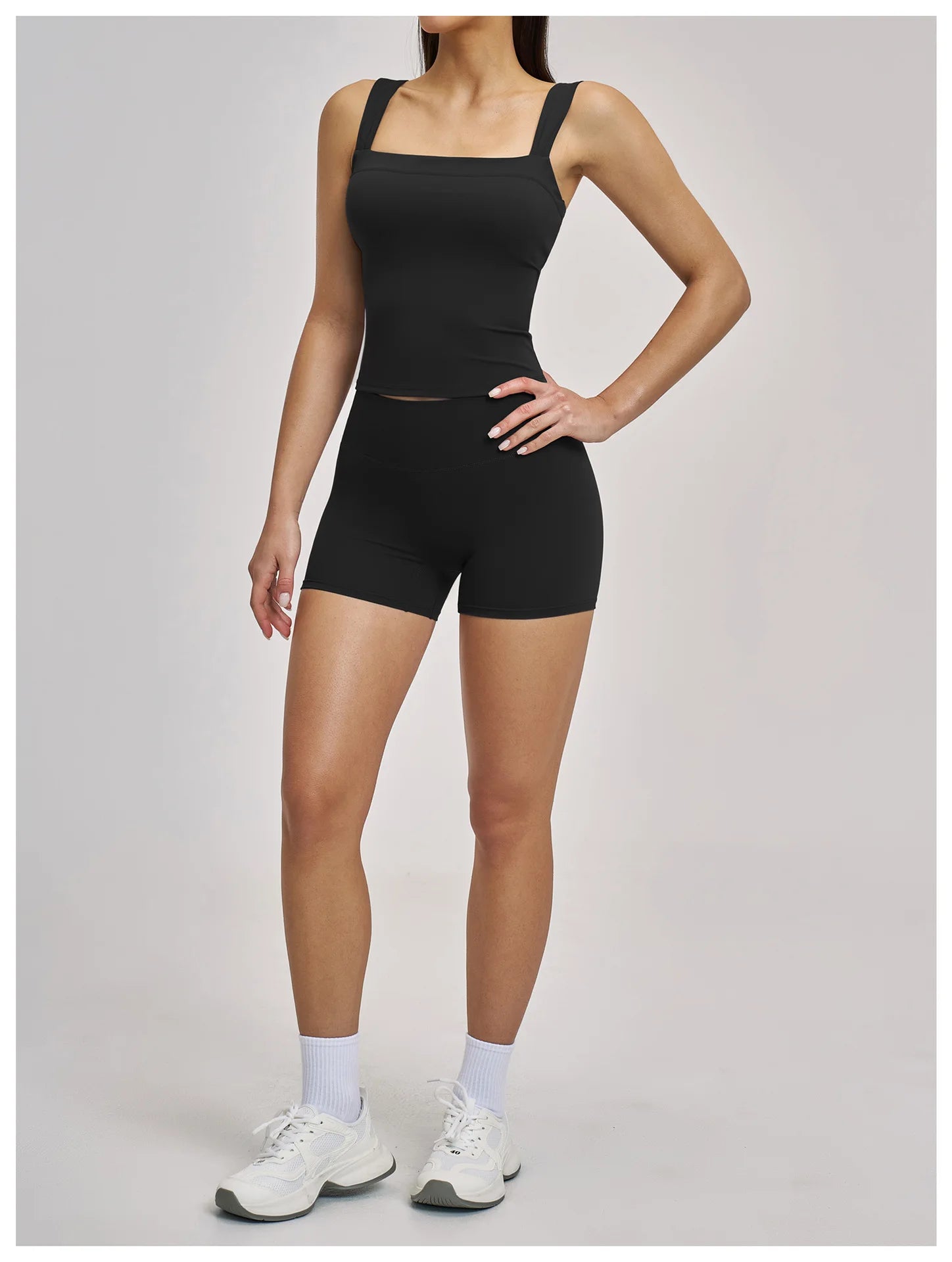 Nova Sculpt Set | Tank Top & Scrunch Shorts