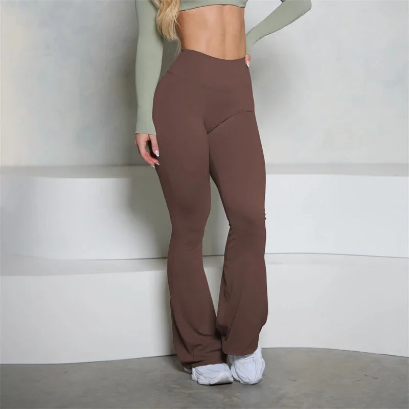 Seamless Flare Scrunch Butt Leggings