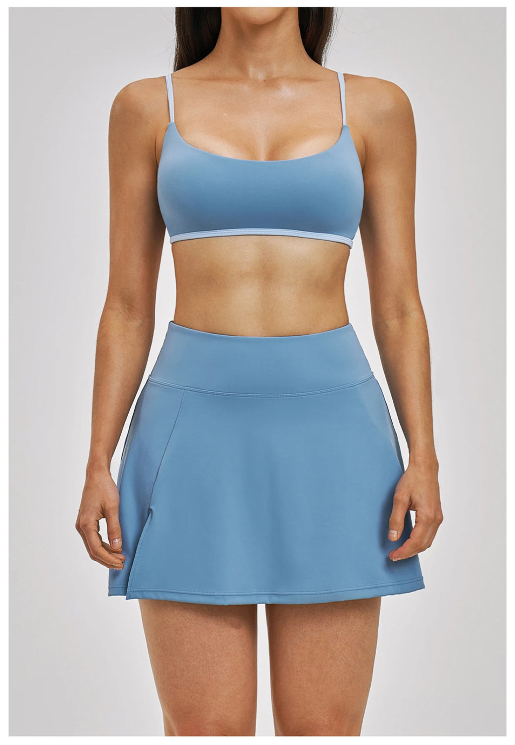 Aura Sculpt Set with Skort | Two Tone
