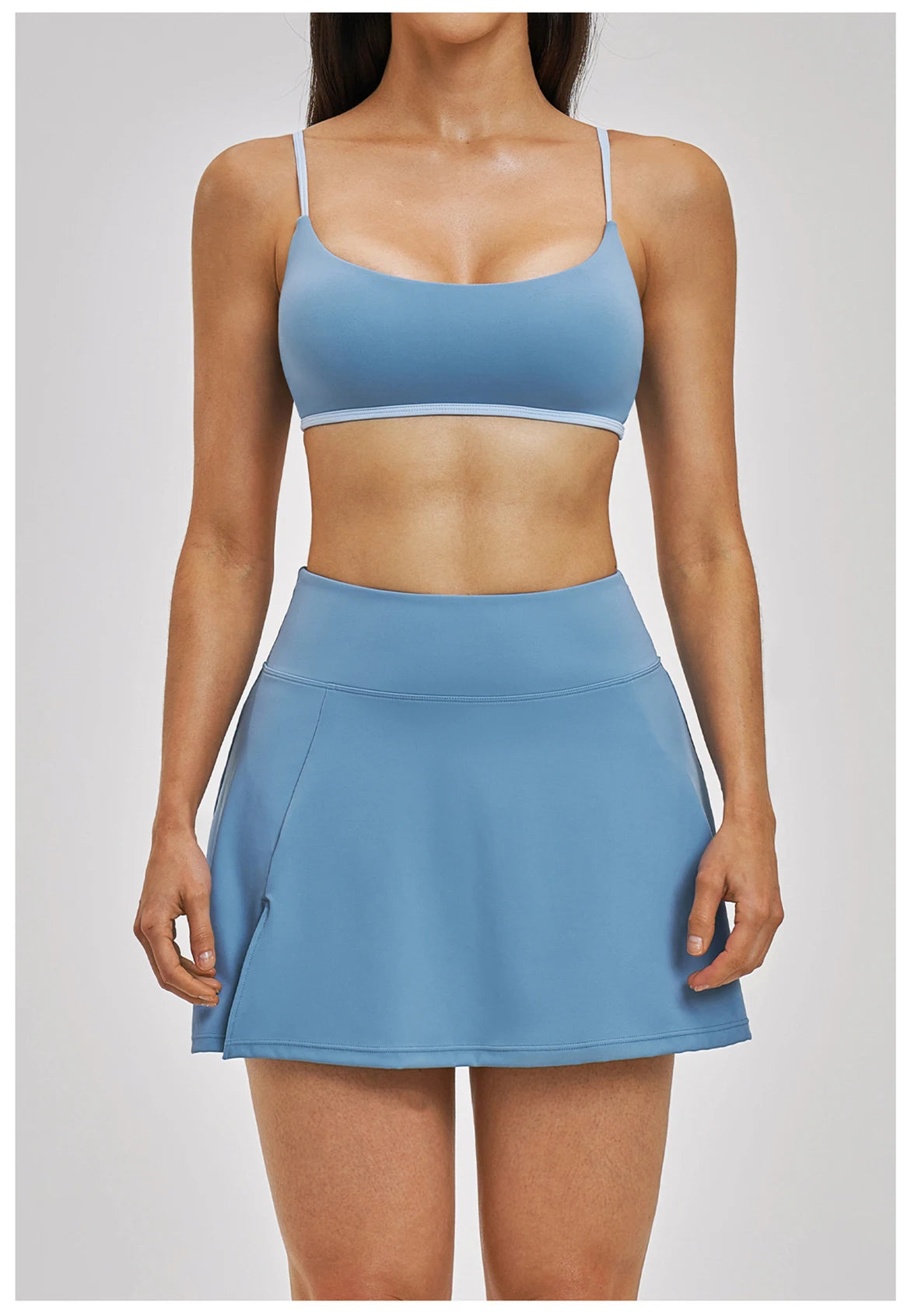 Aura Sculpt Set with Skort | Two Tone