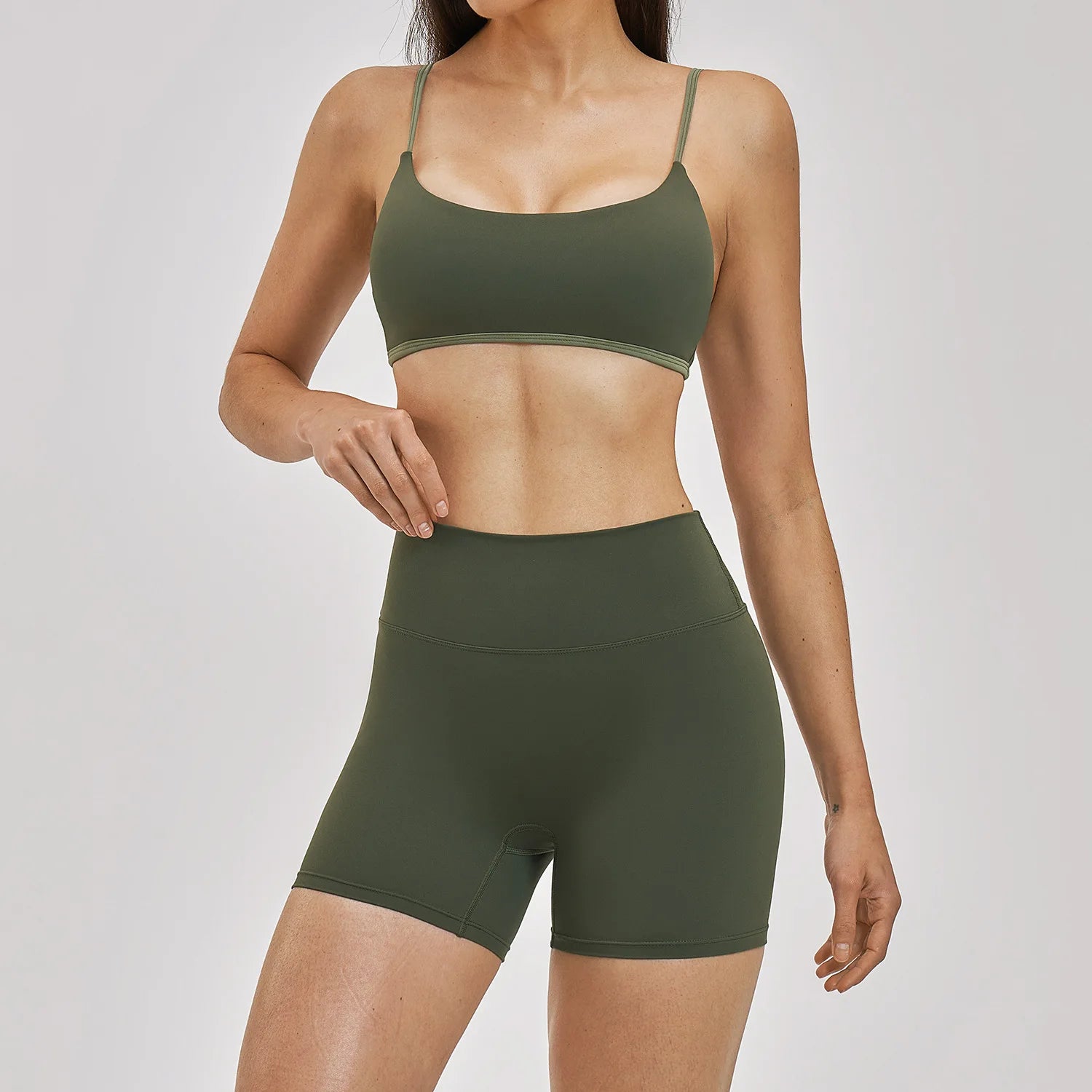 Aura Sculpt Set with Shorts | Two Tone