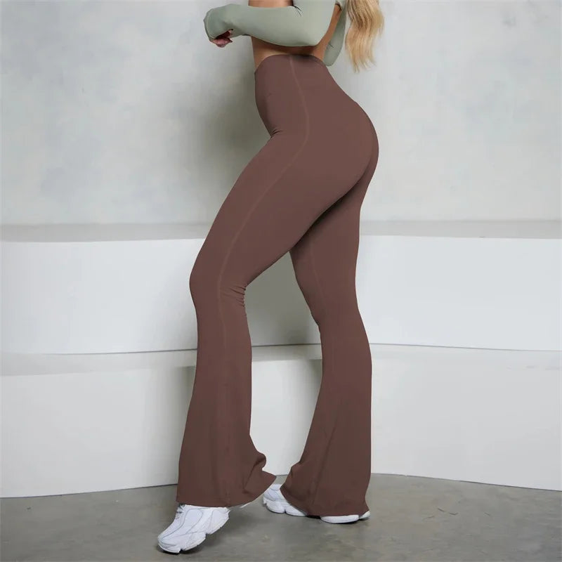 Seamless Flare Scrunch Butt Leggings