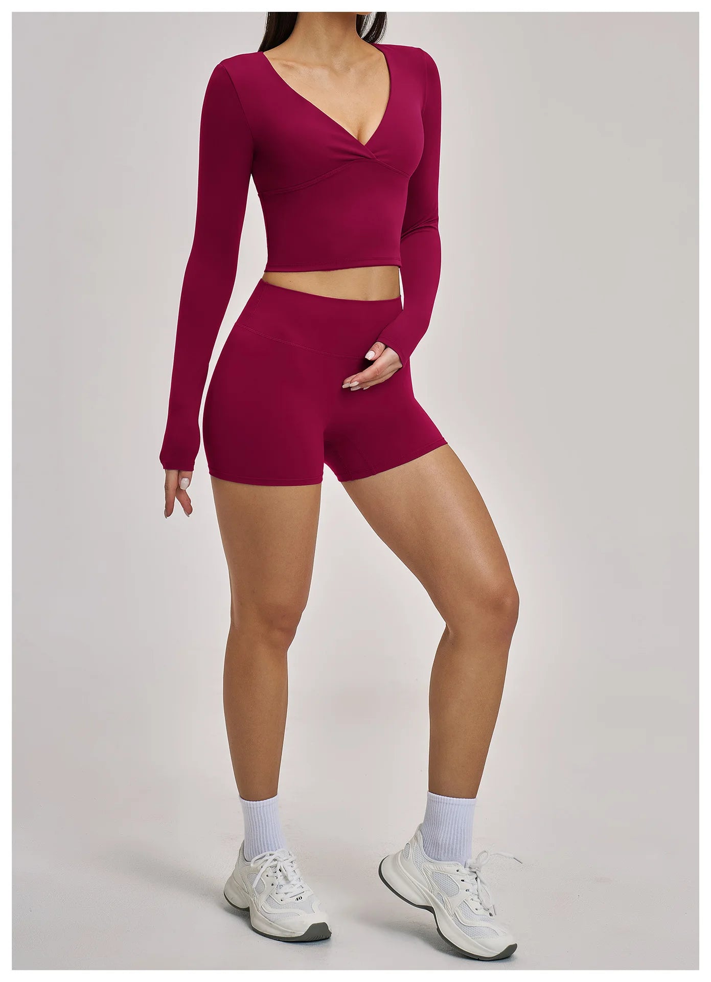 Nova Sculpt Set | Long Sleeve Top & Shorts