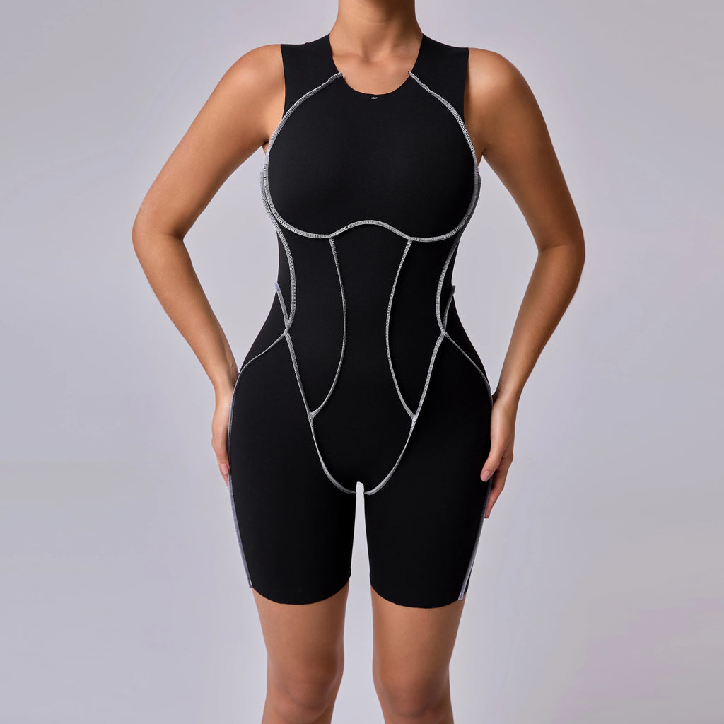 Sleeveless Sculpting Jumpsuit