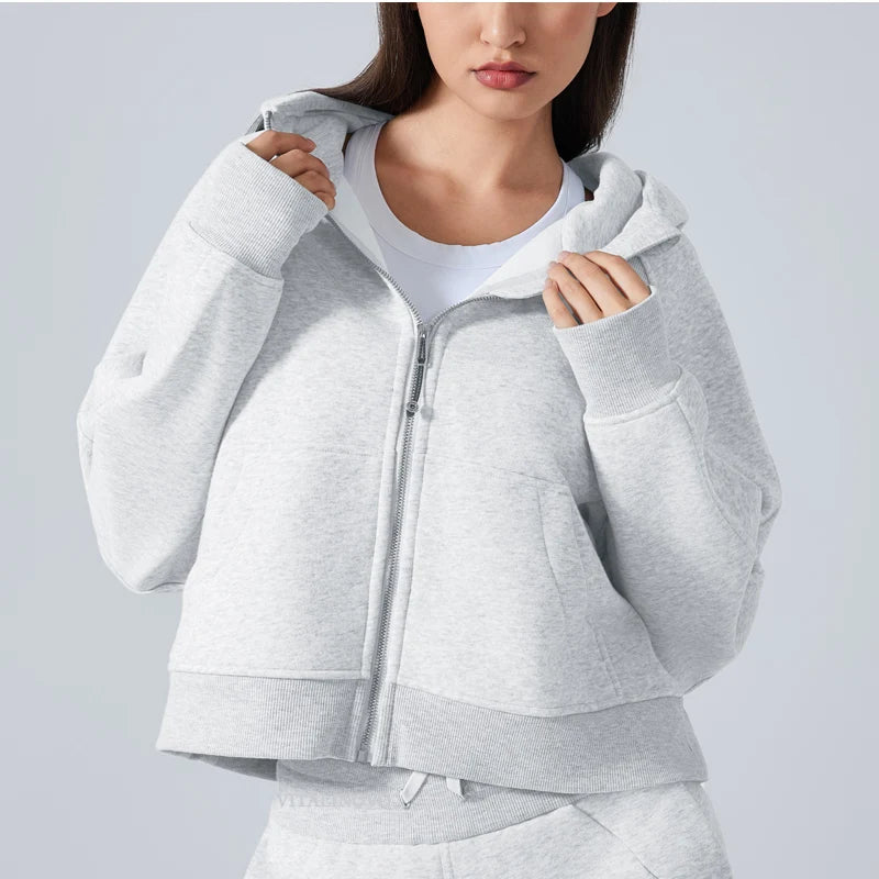 Fleece Zip-Up Hoodie