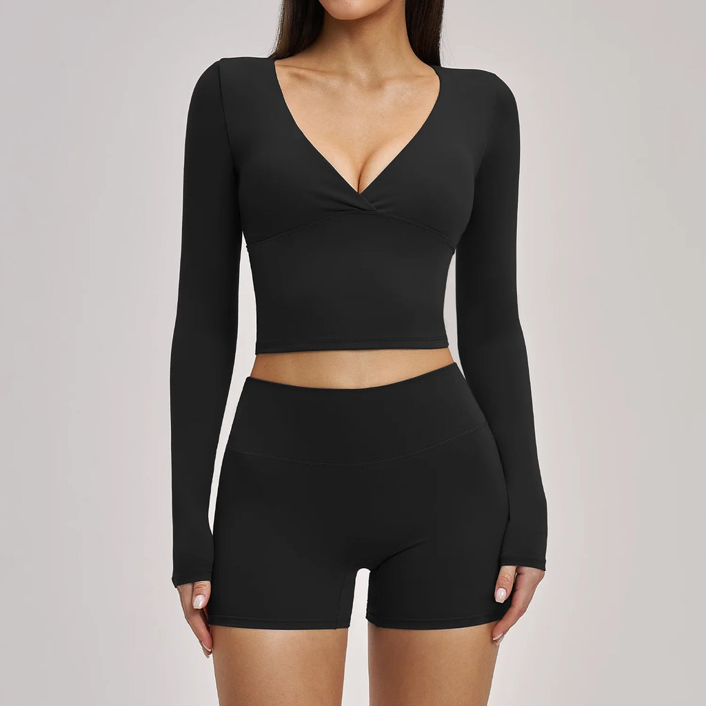 Nova Sculpt Set | Long Sleeve Top & Shorts