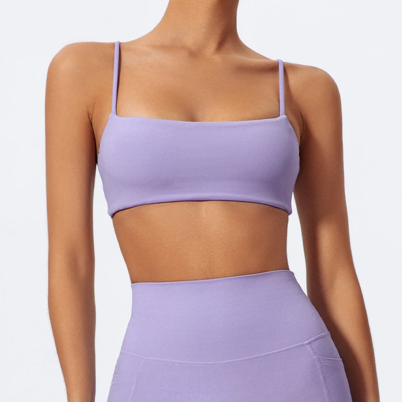 Cut Out Bandeau Sports Bra