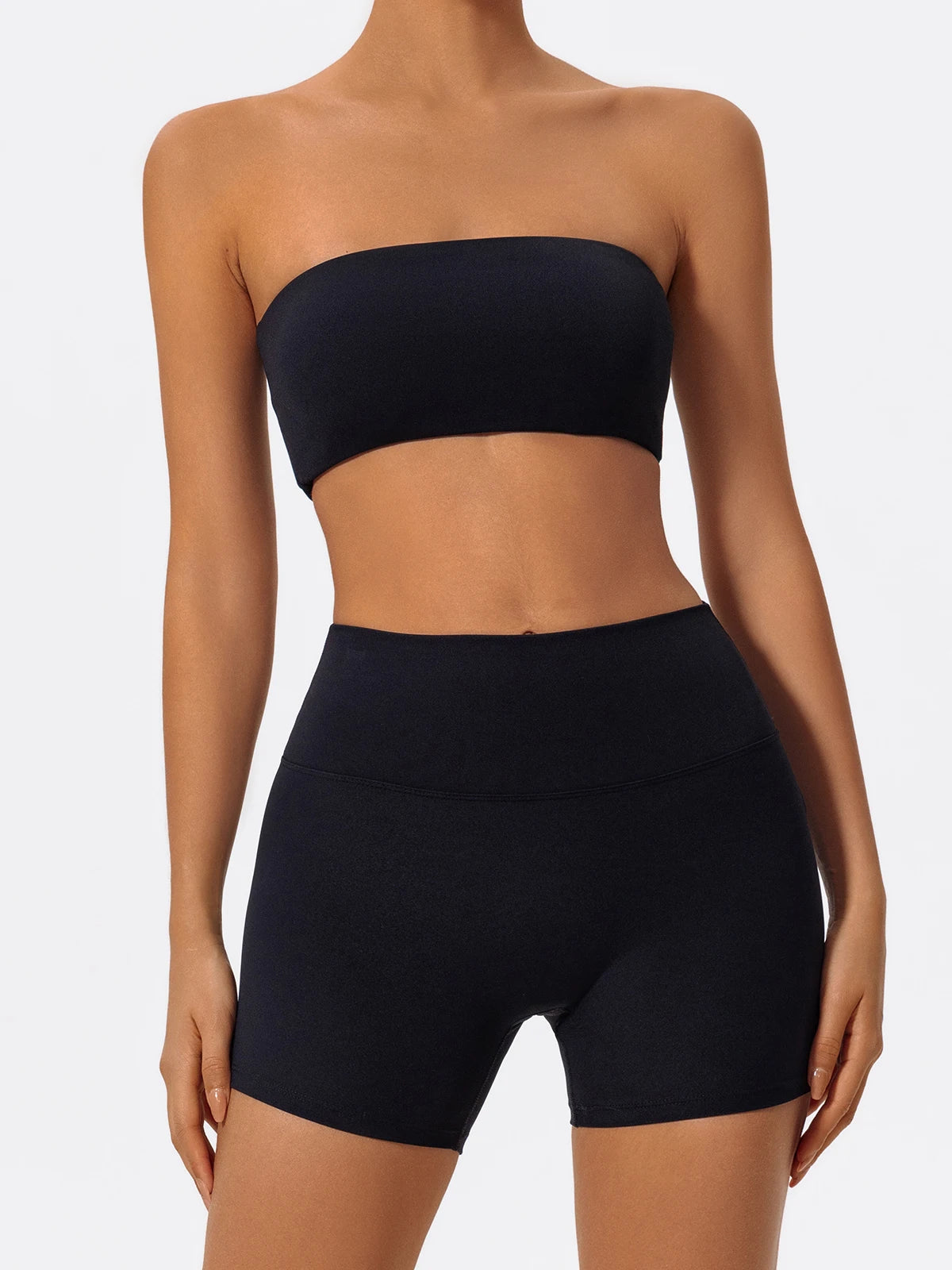 2-piece Set Bandeau with Shorts