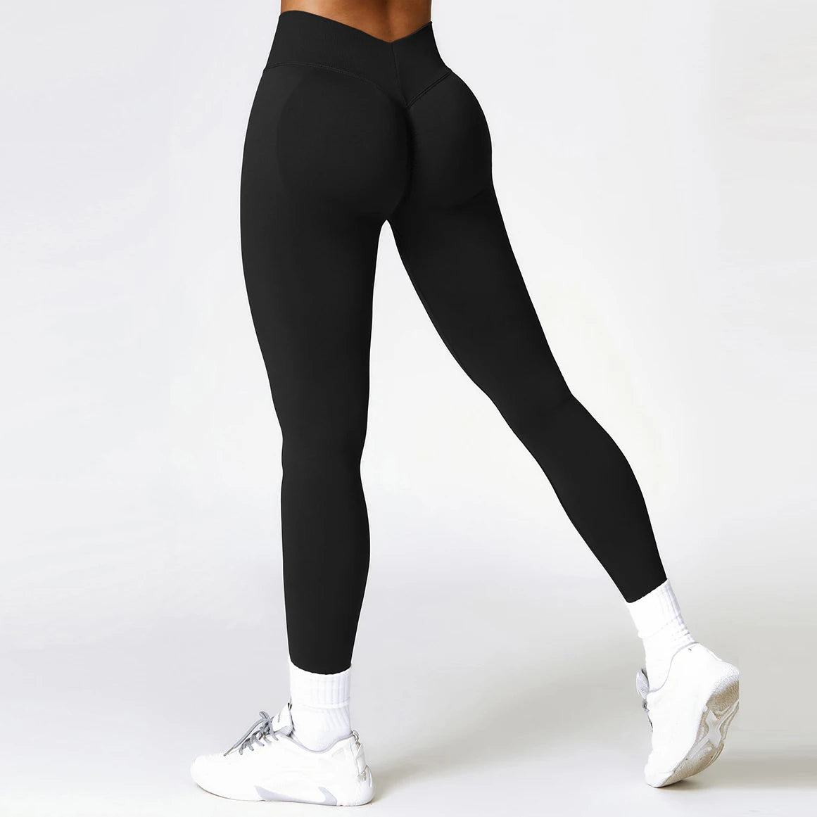 V-Back Booty-Lifting Leggings – Seamless