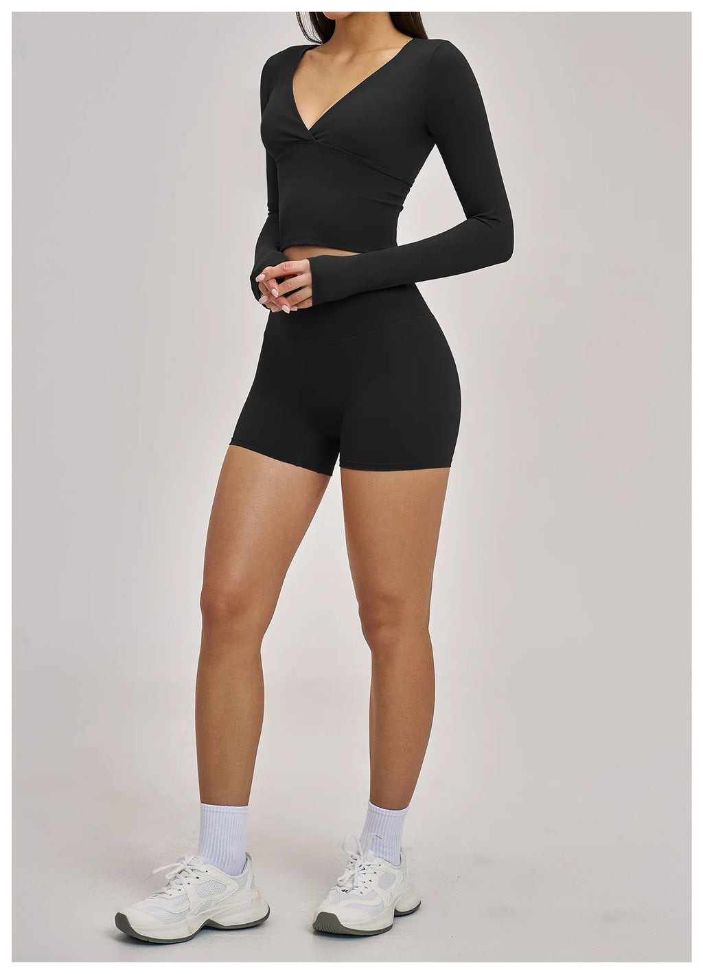 Nova Sculpt Set | Long Sleeve Top & Shorts