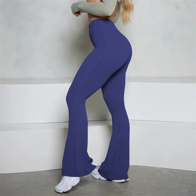 Seamless Flare Scrunch Butt Leggings
