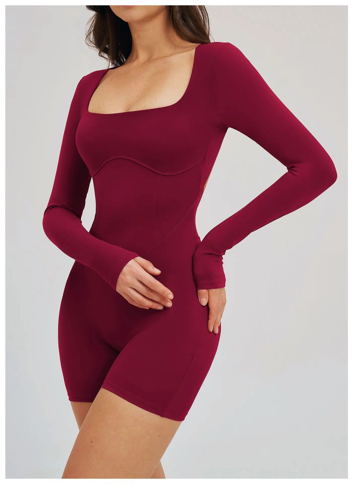 SculptFit Open Back Jumpsuit