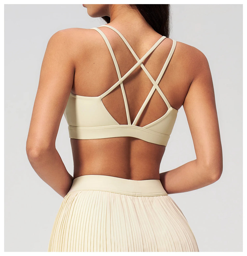 SculptFit Cross Back Sports Bra
