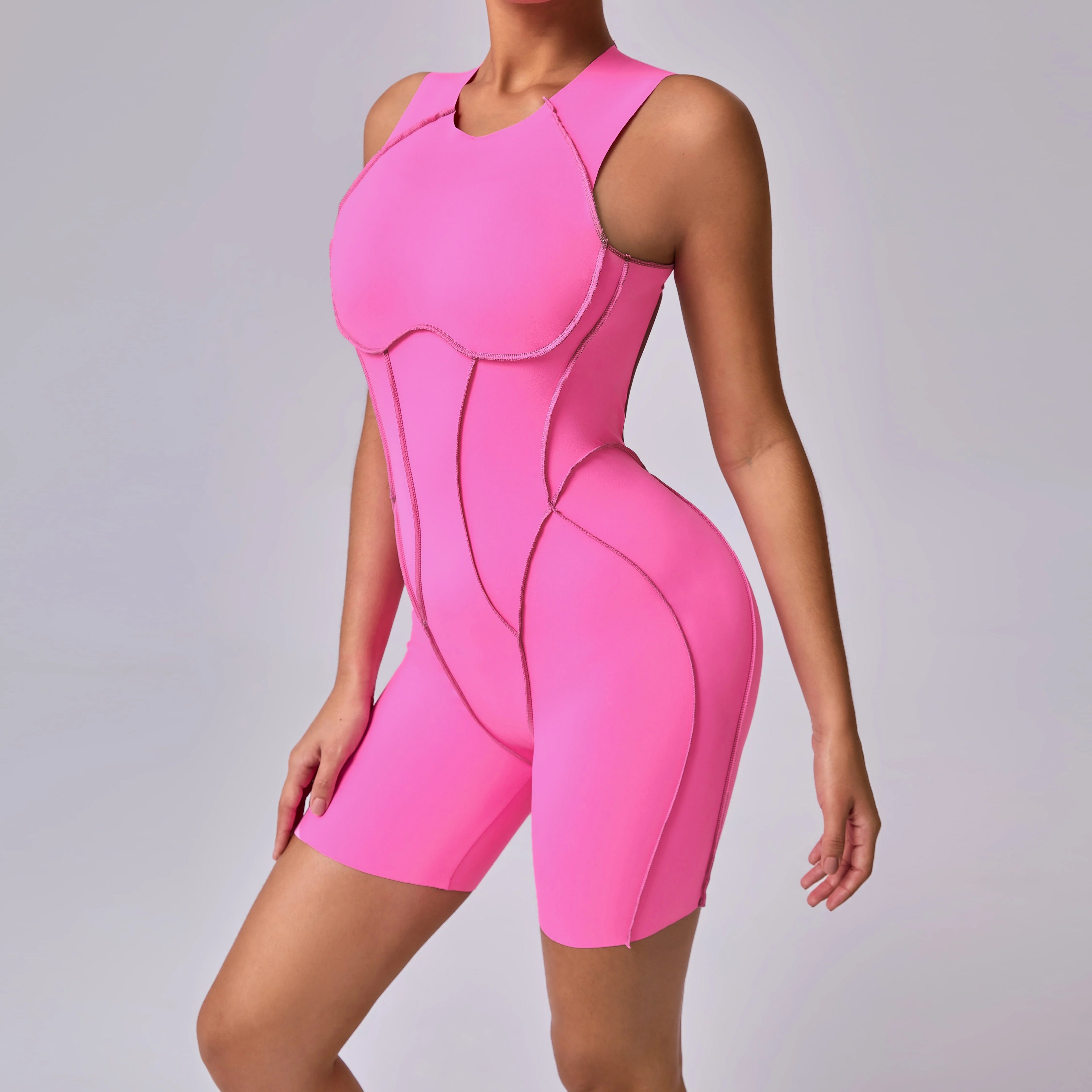 Sleeveless Sculpting Jumpsuit