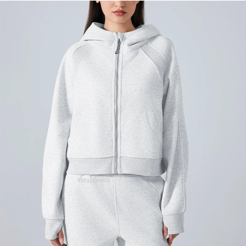 Fleece Zip-Up Hoodie