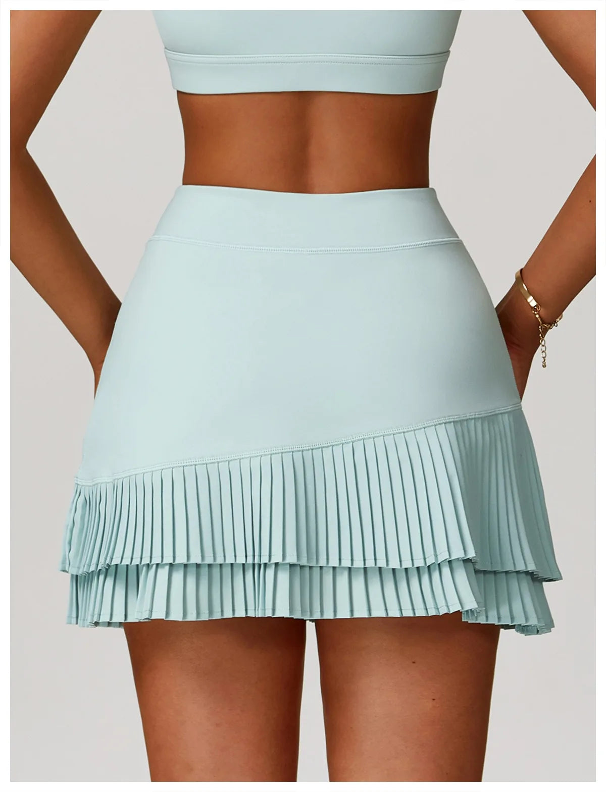Pastel Tennis Skort with Built-In Pockets