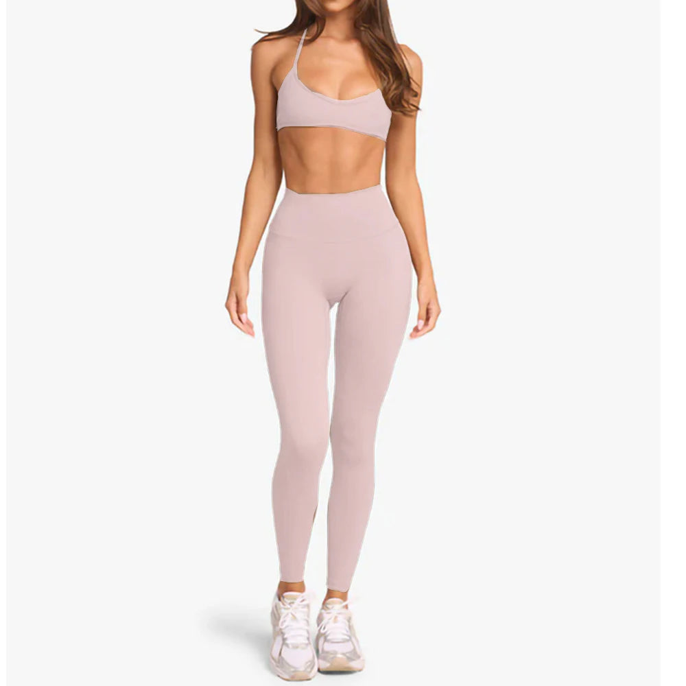 Serenity Set – 2-piece Halter Bra & Leggings Activewear Set