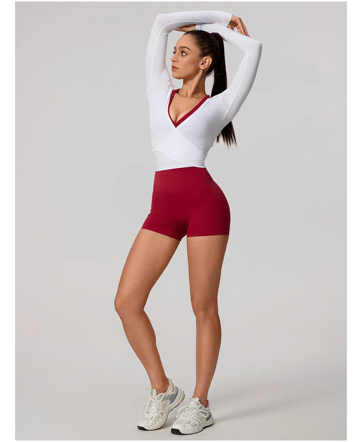 Long Sleeve Ballet Wrap Top