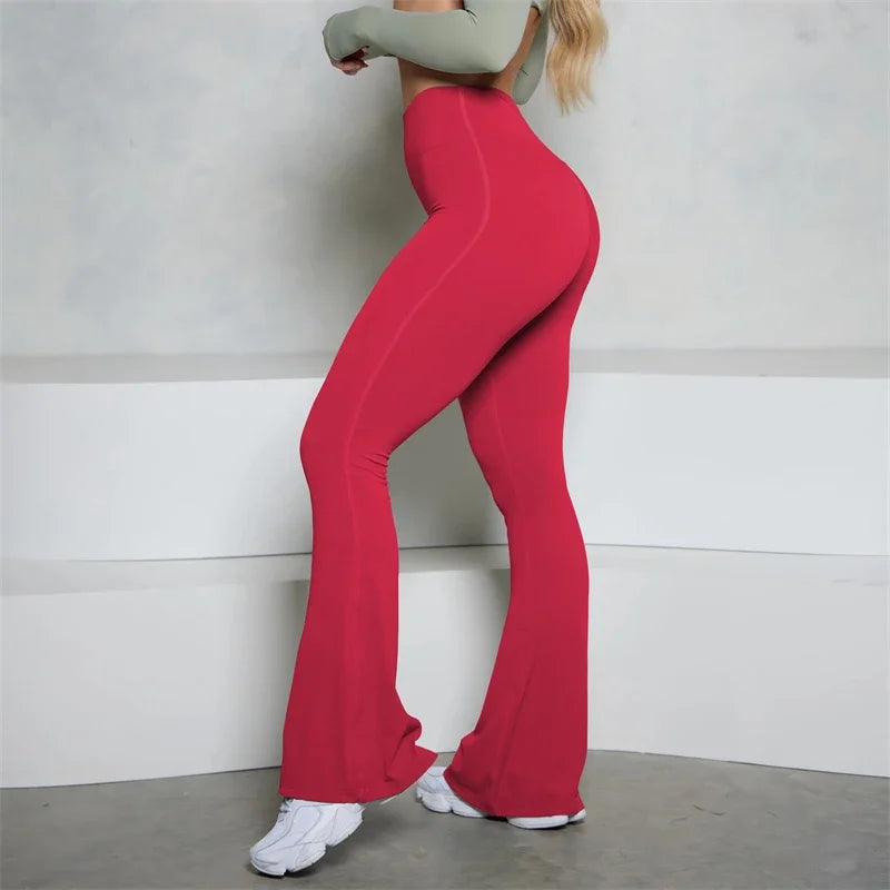 Seamless Flare Scrunch Butt Leggings
