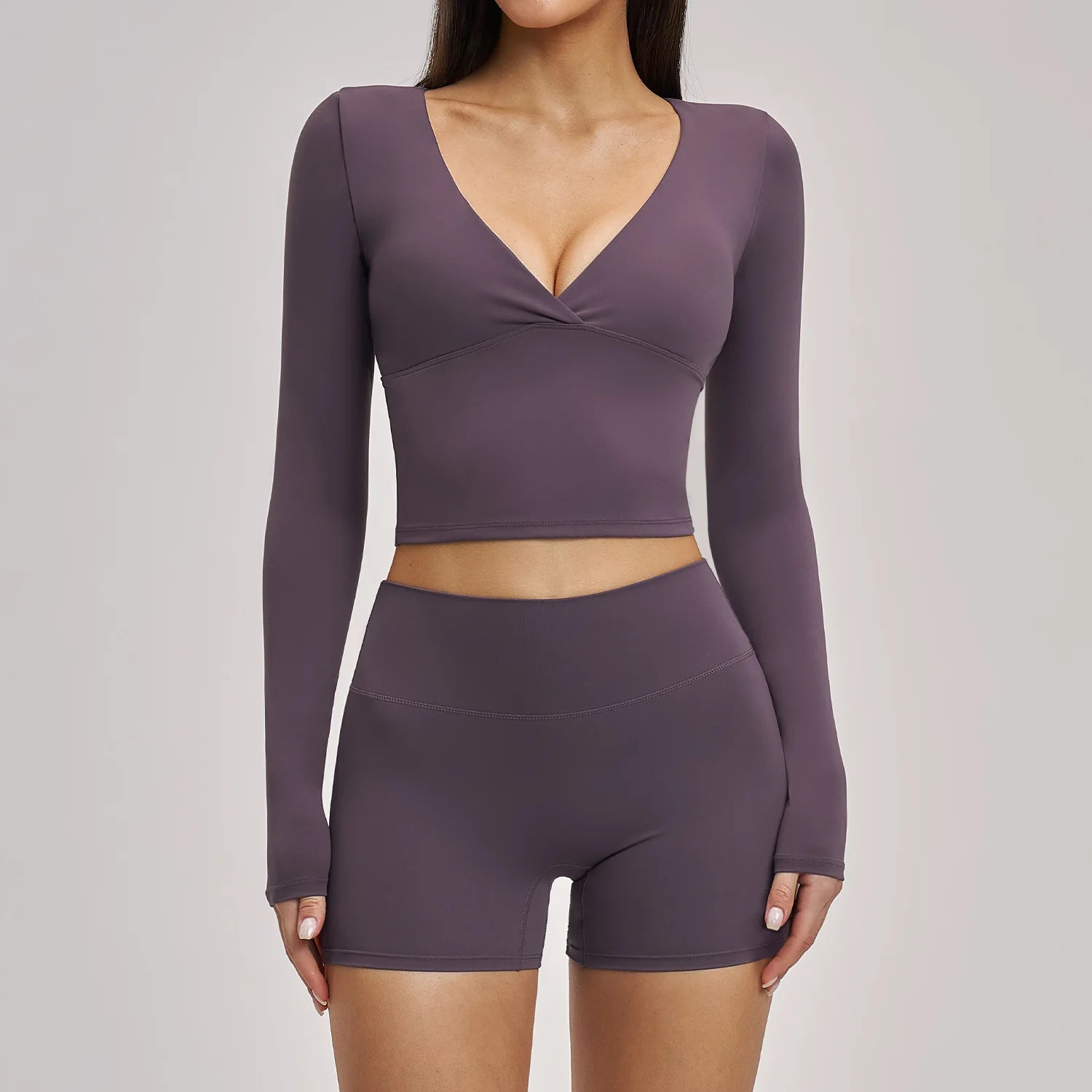Nova Sculpt Set | Long Sleeve Top & Shorts