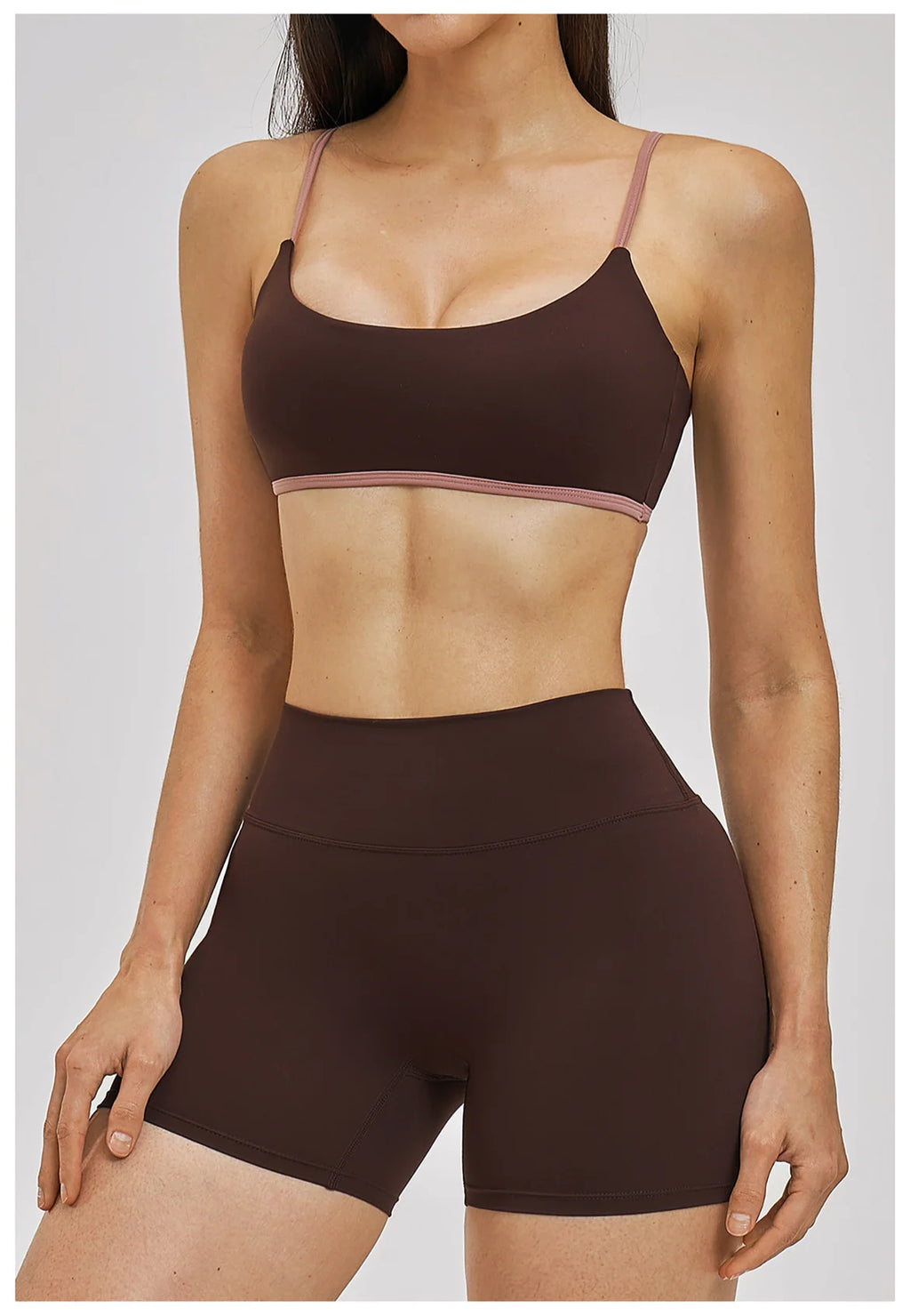Aura Sculpt Push-Up Sports Bra | Two Tone