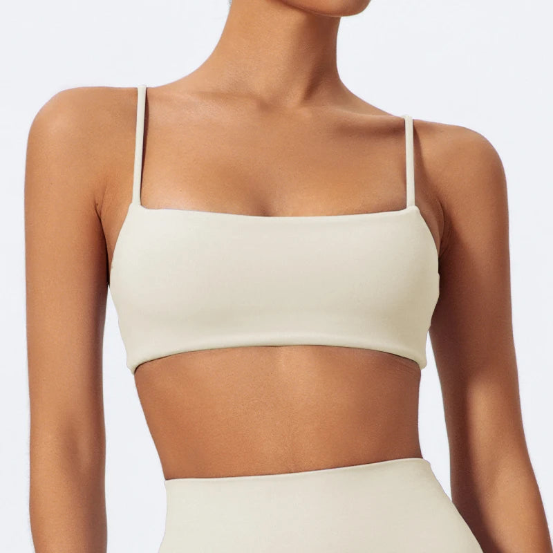 Cut Out Bandeau Sports Bra
