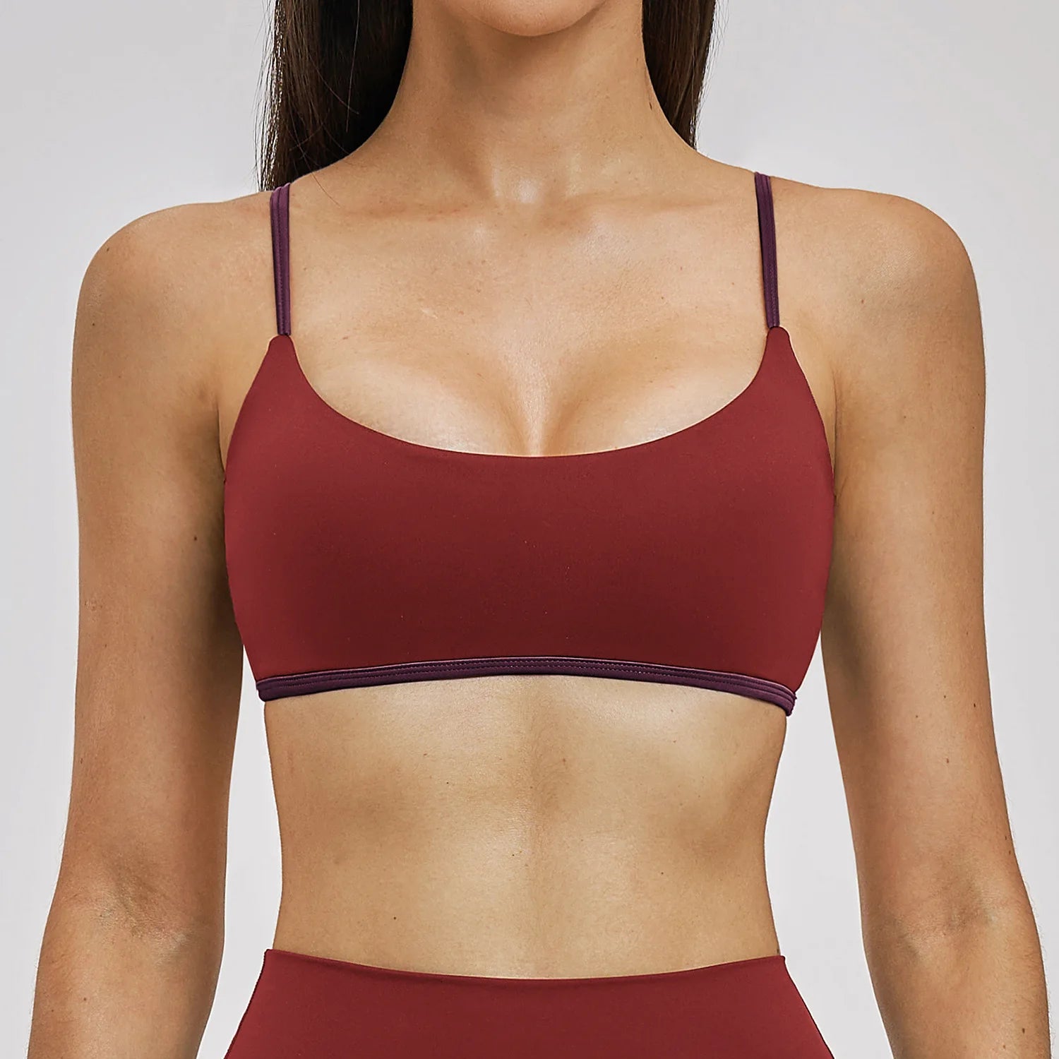 Aura Sculpt Push-Up Sports Bra | Two Tone
