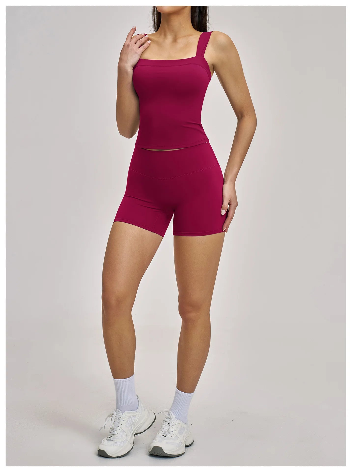 Nova Sculpt Set | Tank Top & Scrunch Shorts