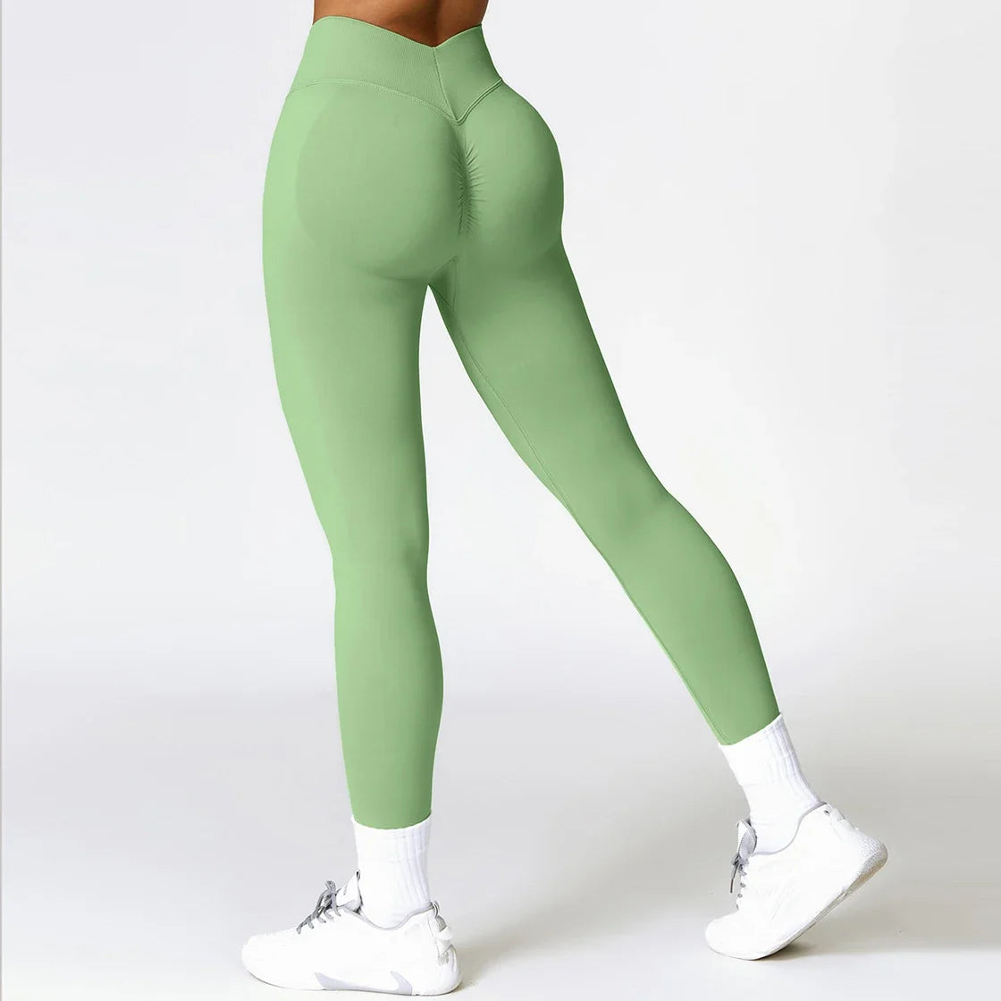 V-Back Booty-Lifting Leggings – Seamless