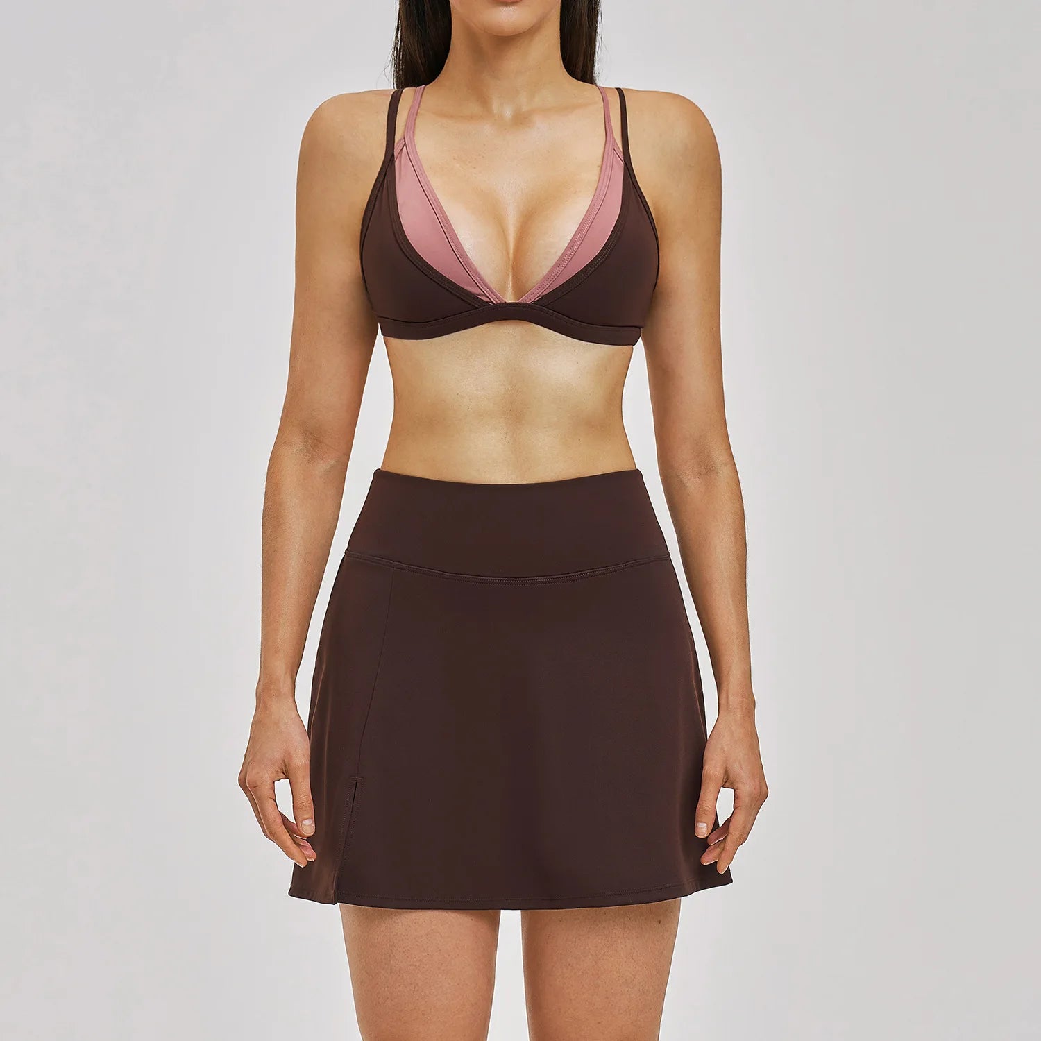 Luma Contour Set with Skort | Two Tone